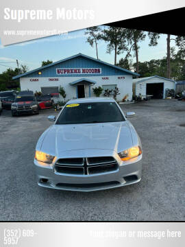 2012 Dodge Charger for sale at Supreme Motors in Leesburg FL