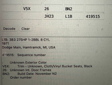 1971 Dodge Challenger