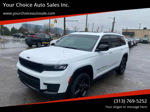 2023 Jeep Grand Cherokee L for sale at Your Choice Auto Sales Inc. in Dearborn MI