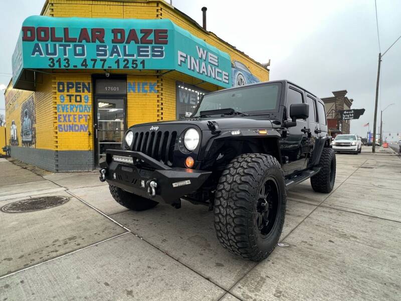 2016 Jeep Wrangler Unlimited for sale at Dollar Daze Auto Sales Inc in Detroit MI