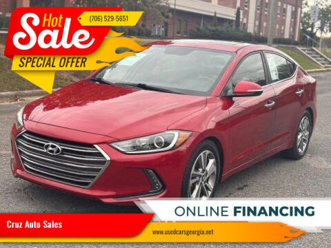 2017 Hyundai Elantra for sale at Cruz Auto Sales in Dalton GA