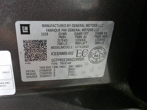 2019 GMC Sierra 1500