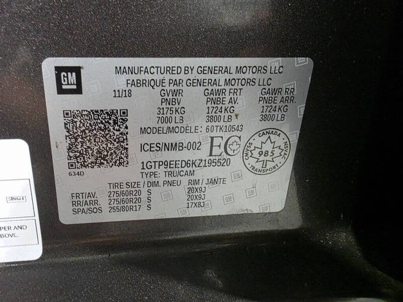 2019 GMC Sierra 1500