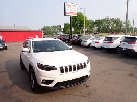 2019 Jeep Cherokee for sale at Marty's Auto Sales in Savage MN