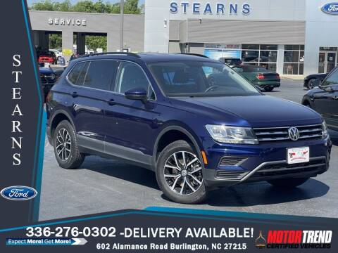 2021 Volkswagen Tiguan for sale at Stearns Ford in Burlington NC