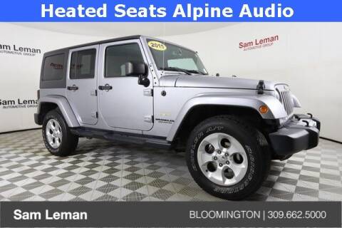 2015 Jeep Wrangler Unlimited for sale at Sam Leman Mazda in Bloomington IL