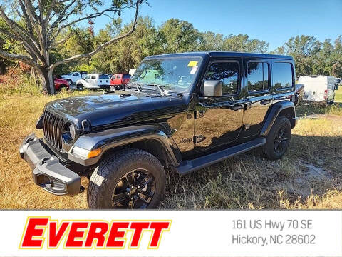 2021 Jeep Wrangler Unlimited for sale at Everett Chevrolet Buick GMC in Hickory NC