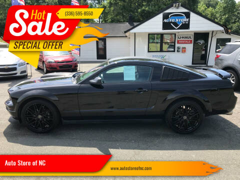 2005 Ford Mustang for sale at Auto Store of NC in Walkertown NC