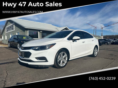 2017 Chevrolet Cruze for sale at Hwy 47 Auto Sales in Saint Francis MN