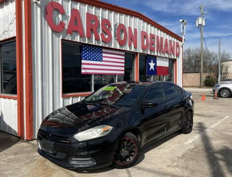 2015 Dodge Dart for sale at Cars On Demand 3 in Pasadena TX