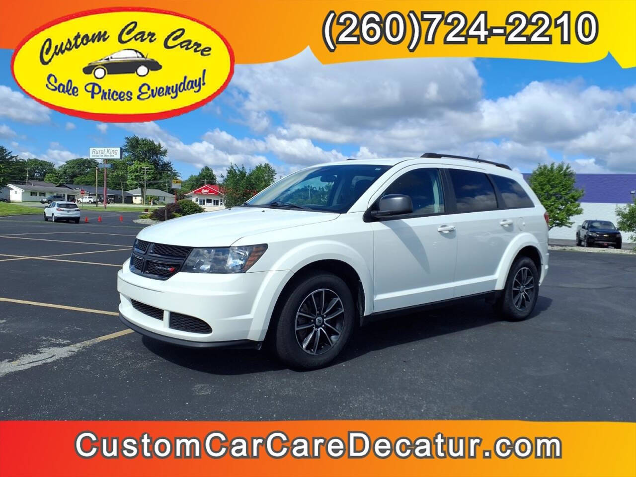 White 2018 Dodge Journey SE SE 4dr SUV 1