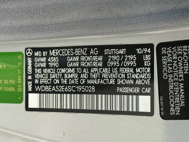 1995 Mercedes-Benz E-Class E 320