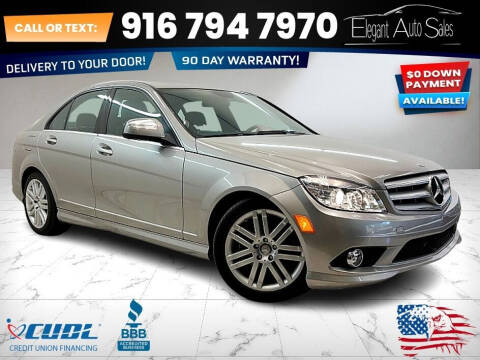 2009 Mercedes-Benz C-Class for sale at Elegant Auto Sales in Rancho Cordova CA