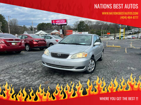 2005 Toyota Corolla for sale at Nations Best Autos in Decatur GA