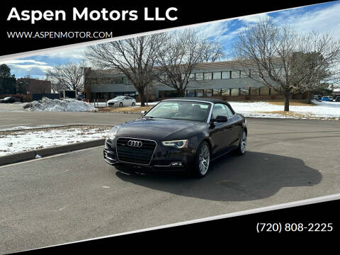 2014 Audi A5 for sale at Aspen Motors LLC in Denver CO