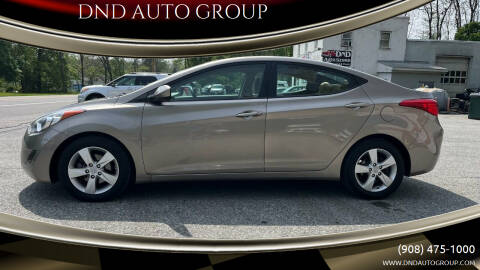 2013 Hyundai Elantra for sale at DND AUTO GROUP in Belvidere NJ