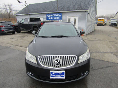 2012 Buick LaCrosse for sale at SCHERERVILLE AUTO SALES in Schererville IN