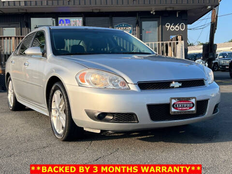 2012 Chevrolet Impala for sale at CERTIFIED CAR CENTER in Fairfax VA