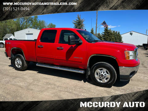 2012 GMC Sierra 2500HD for sale at MCCURDY AUTO in Cavalier ND