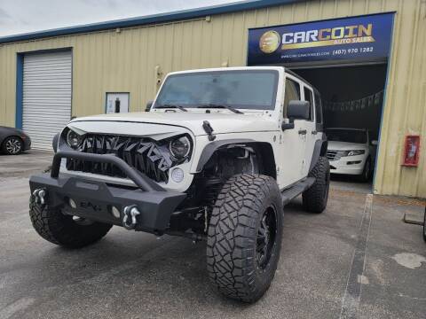 2010 Jeep Wrangler Unlimited for sale at Carcoin Auto Sales in Orlando FL