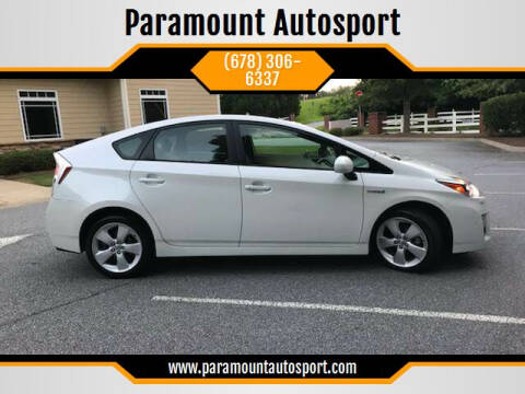 2011 Toyota Prius for sale at Paramount Autosport in Kennesaw GA