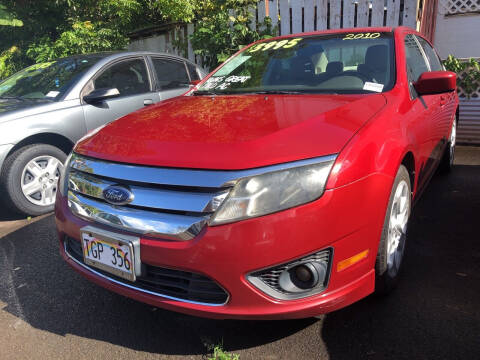 2010 Ford Fusion for sale at PACIFIC ISLAND AUTO SALES in Wahiawa HI