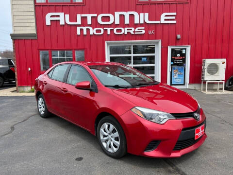 2014 Toyota Corolla for sale at AUTOMILE MOTORS in Saco ME