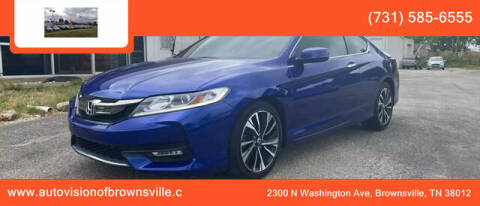 2016 Honda Accord for sale at Auto Vision Inc. in Brownsville TN