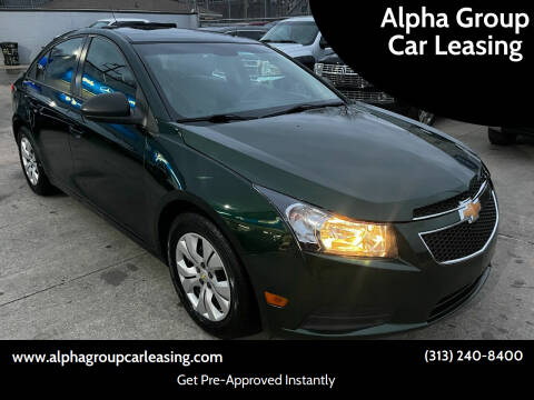 2014 Chevrolet Cruze for sale at Alpha Group Car Leasing in Redford MI