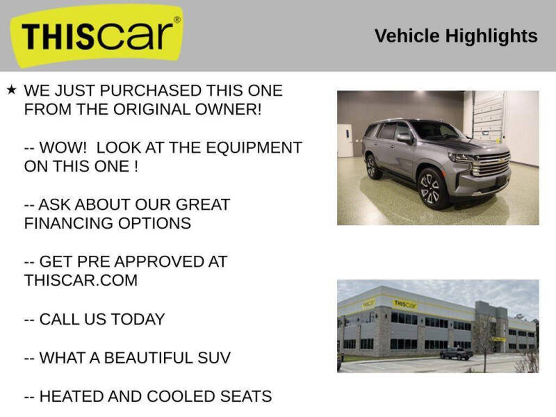 2021 Chevrolet Tahoe High Country