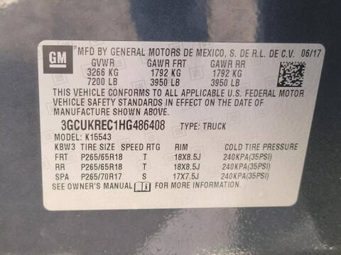 2017 Chevrolet Silverado 1500 LT