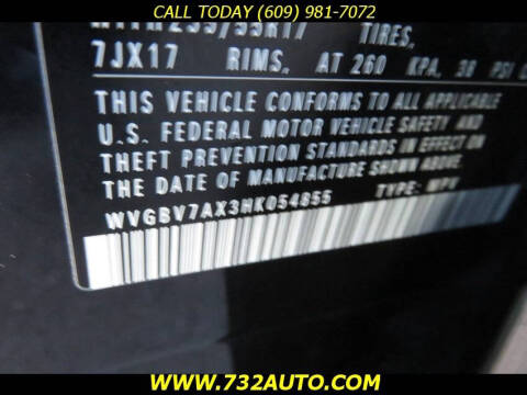 2017 Volkswagen Tiguan 2.0T S 4Motion