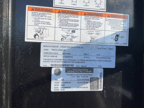 2023 Legend Gooseneck