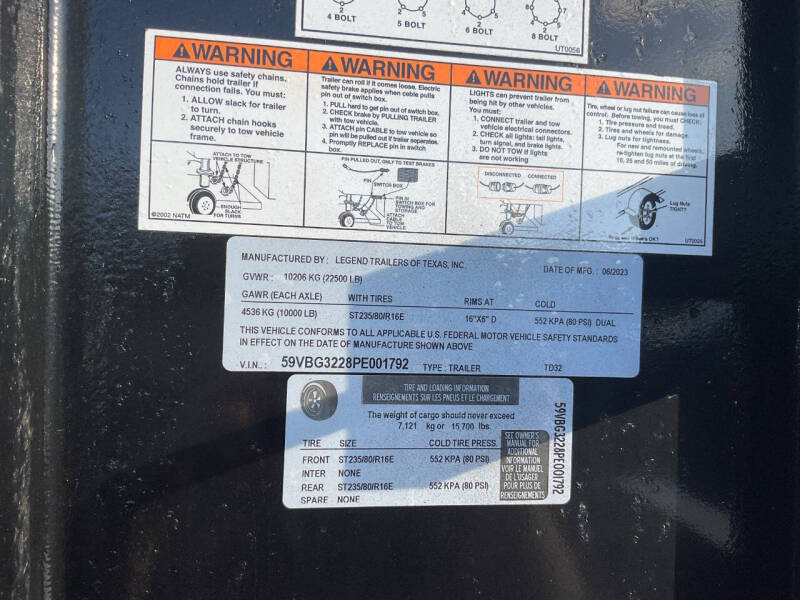 2023 Legend Gooseneck