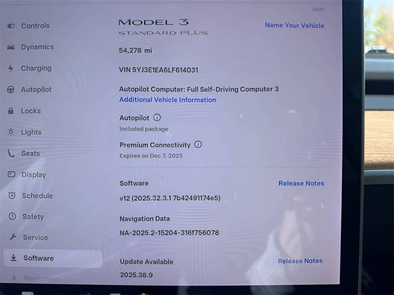 2020 Tesla Model 3 Standard Range Plus