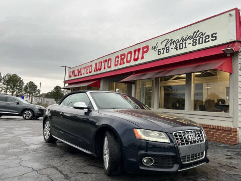 2011 Audi S5 for sale at Unlimited Auto Group of Marietta in Marietta GA