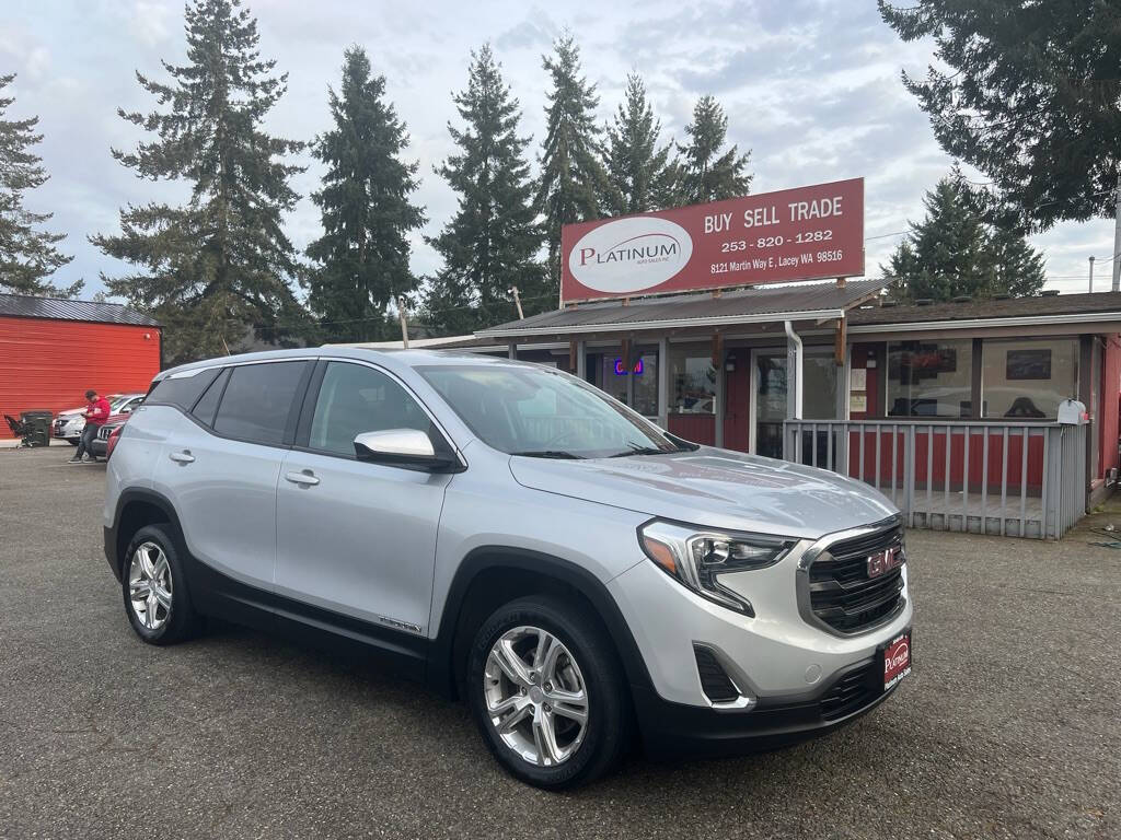 2018 GMC Terrain for sale at PLATINUM AUTO SALES INC in Lacey, WA