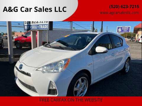2012 Toyota Prius c for sale at A&G Car Sales  LLC in Tucson AZ