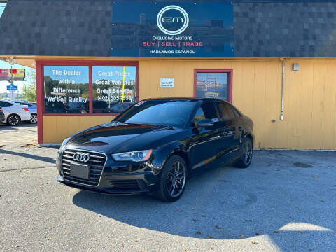 2015 Audi A3 for sale at Exclusive Motors in Omaha NE