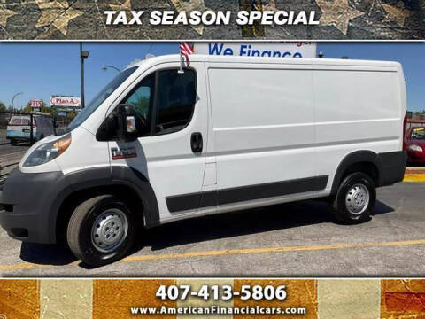 2016 RAM ProMaster for sale at American Financial Cars in Orlando FL