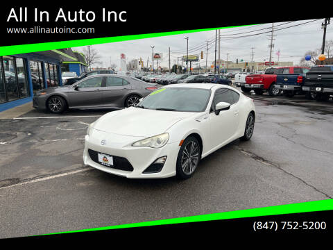 2013 Scion FR-S for sale at All In Auto Inc in Palatine IL
