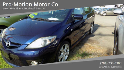 2008 Mazda MAZDA5 for sale at Pro-Motion Motor Co in Lincolnton NC