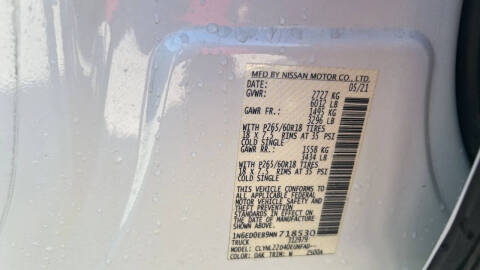 2021 Nissan Frontier