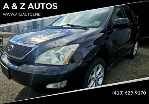 2008 Lexus RX 350 for sale at A & Z AUTOS in Westfield MA