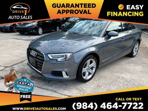 2017 Audi A3 for sale at Drive 1 Auto Sales in Wake Forest NC
