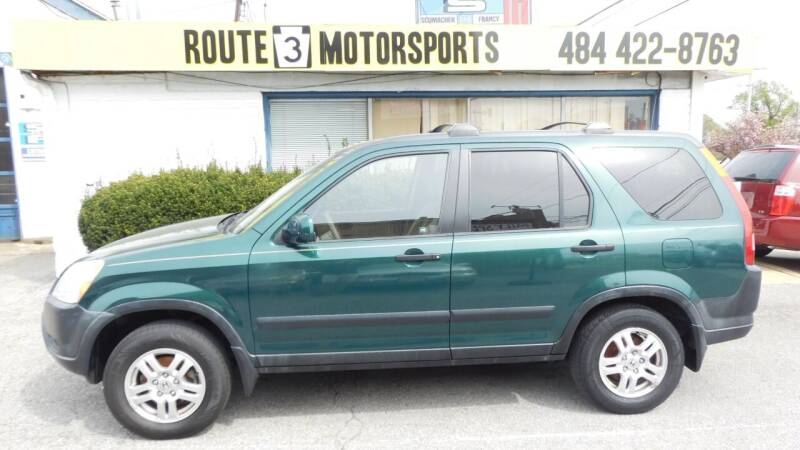2002 Honda CR-V for sale at Route 3 Motors in Broomall PA
