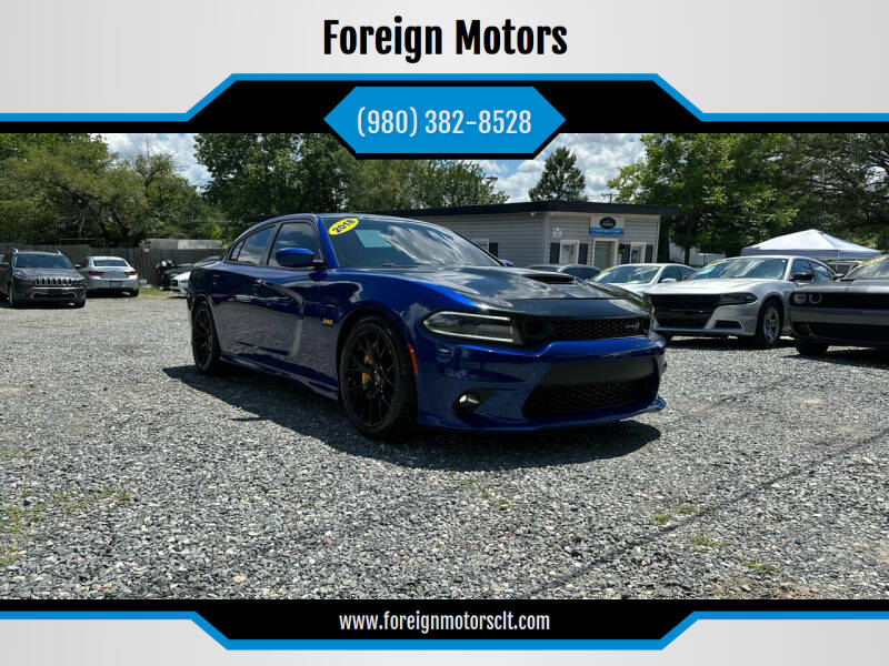 2018 Dodge Charger for sale at Foreign Motors in Kannapolis NC