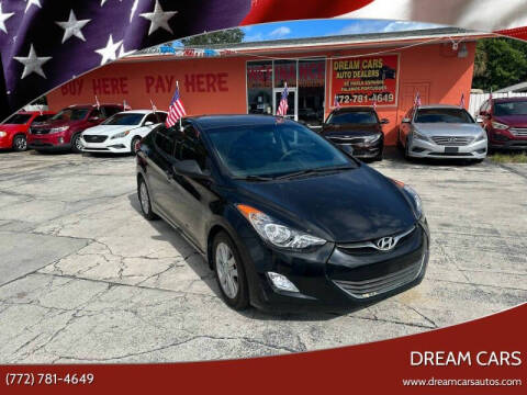 2013 Hyundai Elantra for sale at DREAM CARS in Stuart FL