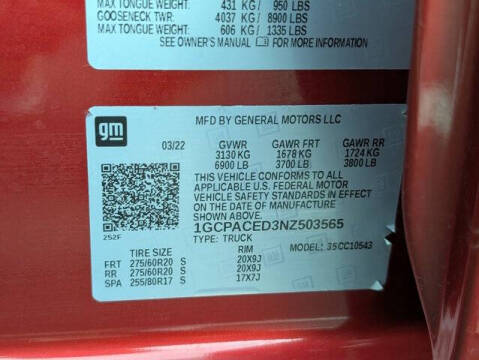 2022 Chevrolet Silverado 1500