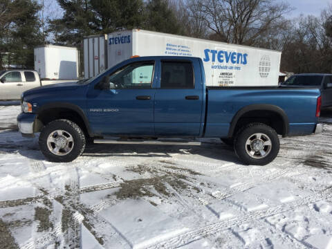 2005 Dodge Ram Pickup 2500 for sale at Perrys Auto Sales & SVC in Northbridge MA